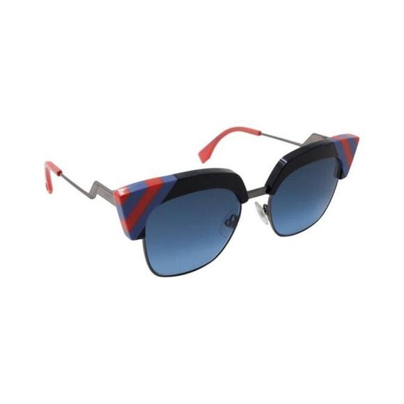 Fendi Waves Square Sunglasses FF0241S PJP 08 50 Bl - Picture 2 of 4